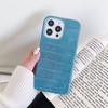 Alligator pattern 16/15/17 Apple phone case 1pro solid color 15promax trendy hand
