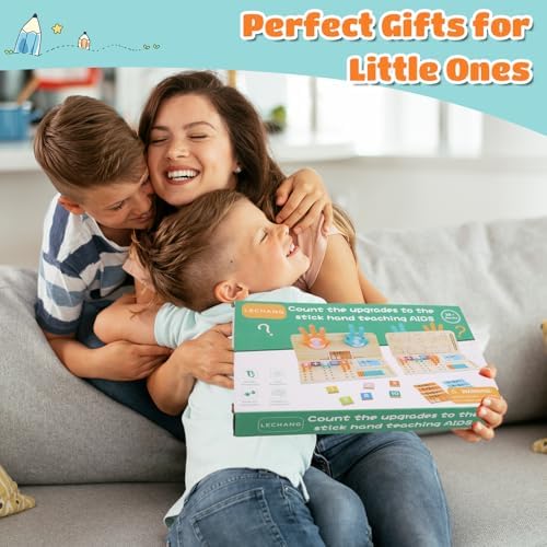 Montessori Mathe Lernspielzeug 3 in 1 Holz Zahlenrechenspiel für Kinder von 4-6 Jahren, Vorschul-Lernspielzeug Geburtstag Neujahrsgeschenk