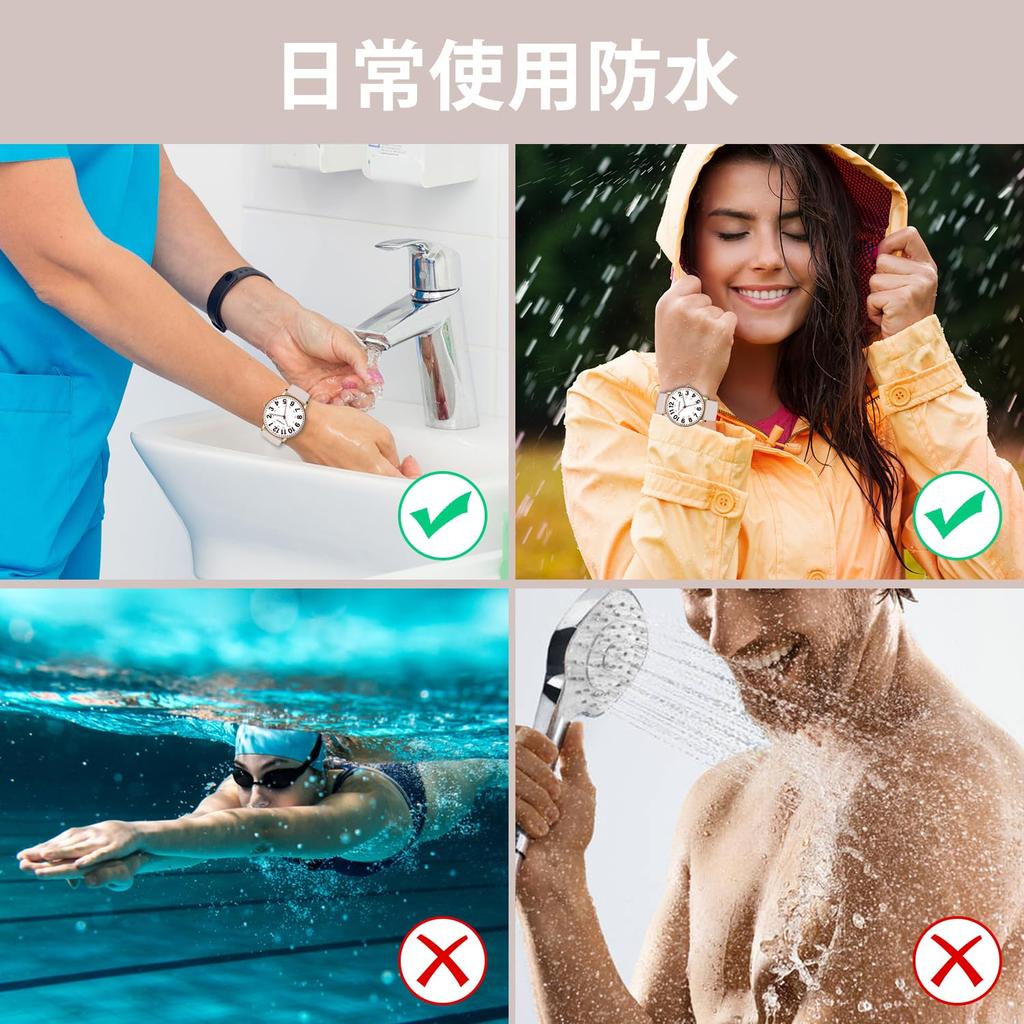 Montre Infirmière Analogique à Quartz ShunkanSai pour Femmes avec Affichage Lumineux, Cadran Facile à Lire, Élégante et Étanche, Design Simple, Populaire auprès des Femmes,