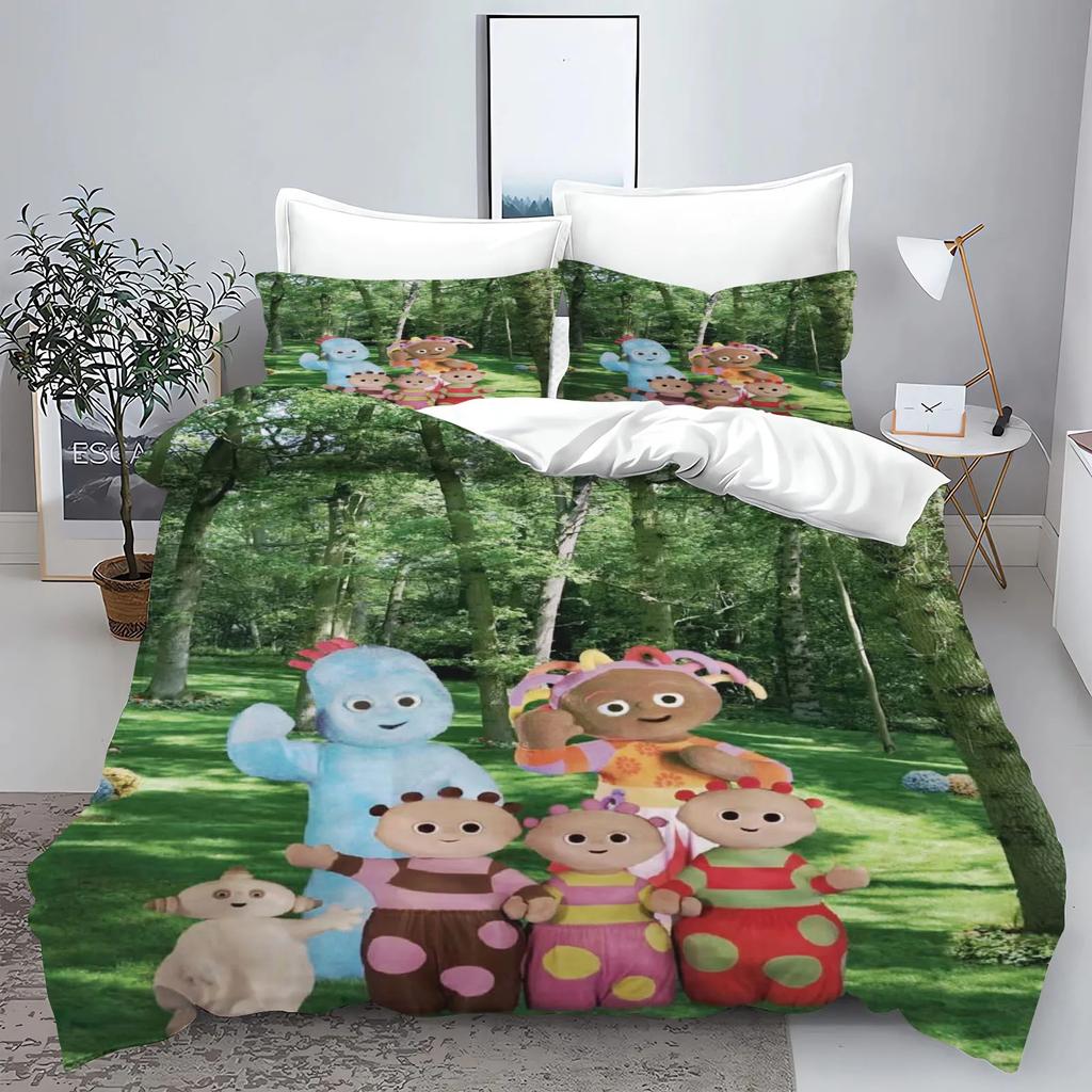 Garten Baby Bedrucktes Bettwäscheset Bettbezug Queen Baumwolle Niedlich Bedruckt Cartoon Steppdeckenbezug 100% Polyester Anime