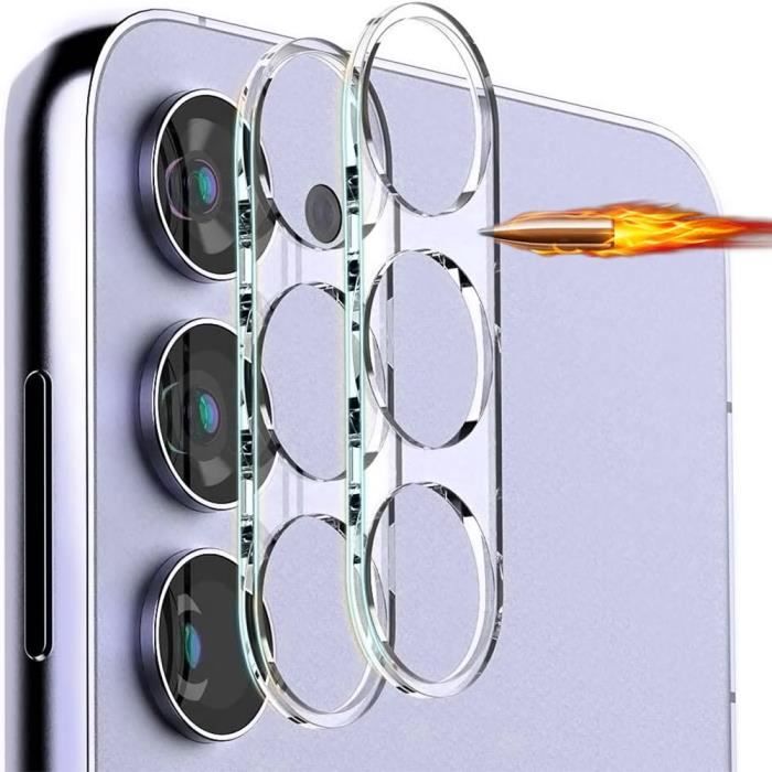 Verres Trempés - Booling - pour Samsung Galaxy S24 Plus - Protection Caméra - Anti-Rayures - Transparent