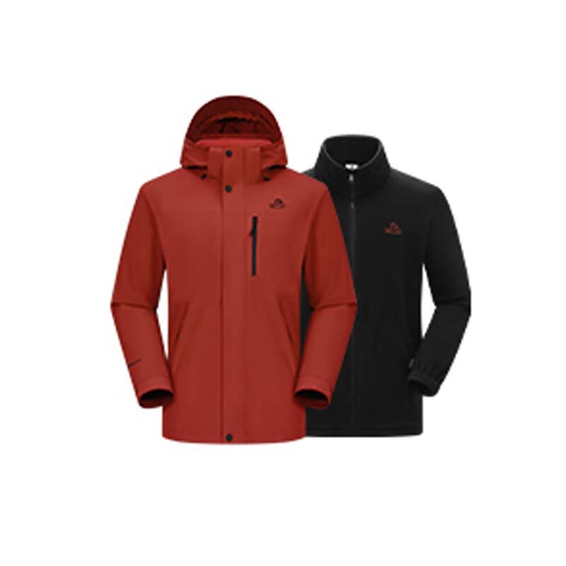 PELLIOT Men's 3-in-1 Fleece Mountaineering Jacket