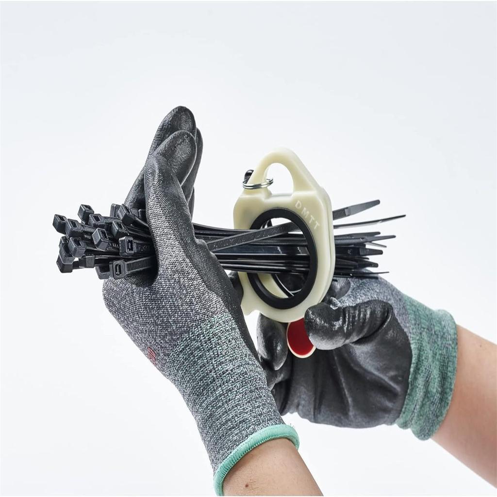 Kabelbinder-Organizer, leichter Kabel-Organizer-Halter aus Kunststoff, wiederverwendbarer Kabelbinder-Spanner, Kabelbinder-Halterungswerkzeug für die Verwaltung von Kabelbindern