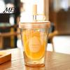 Lightweight Portable Water Bottle Drinking Straw Cup, Leak-proof PC Bottle, Durable Leak Proof for Students Anti-fall And Office Use Plastic Cup