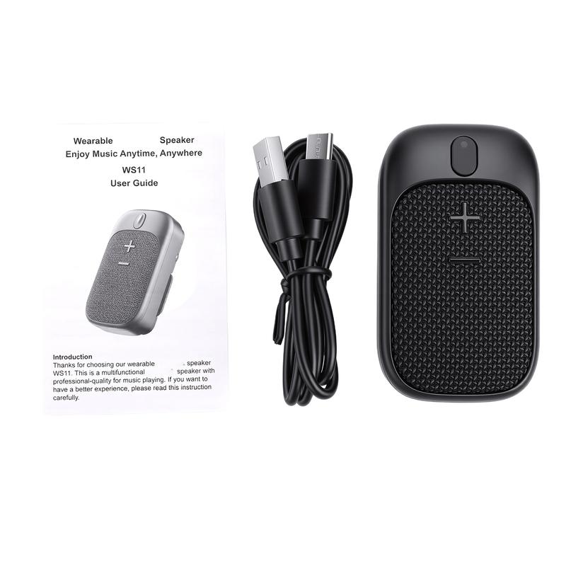 Kleiner tragbarer Lautsprecher Bluetooth-Lautsprecher Kabellos Tragbar Klein für Outdoor Laufen Radfahren Lautsprecher Tragbarer Subwoofer mit magnetischem Ständer