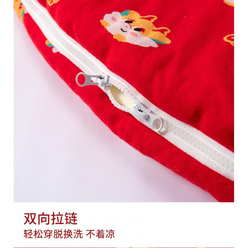 Newborn Swaddle Blanket Cotton Thick Anti-Startle Sleep Sack Infant Envelope Wrap Winter