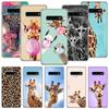 Cute Cartoon Giraffe Animal Phone Case For Samsung Galaxy S26 S25 Edge S24 S23 FE S22 Ultra S21 Plus S20 + Fundas Cover Coque Ga