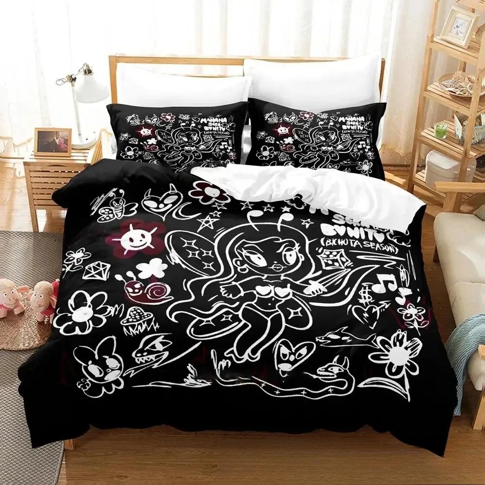 3D Print Karol G Manana Sera Bonito Bica Bedding Set Twin Queen King Size Duvet Cover Pillowcase for Boys Girls