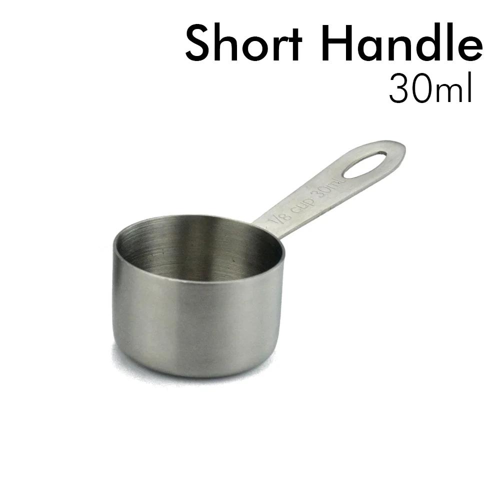 

30 мл/10 г Ложка для кофейных зерен Ложки из нержавеющей стали Мерная ложка Совок для кофе Ложка для сухого молока Инструмент для измерения для дома и кухни