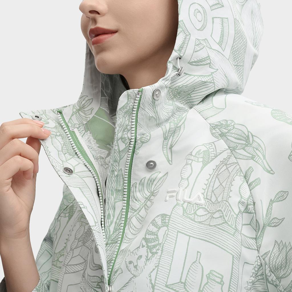 New FILA Jackets Women's All Over Print F11W438701FZA