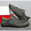 Männer Schuhe Split Leder Männer Casual Schuhe Mode Neue männer Fahren Schuhe Männer Lace-Up Wohnungen Bequeme Halbschuhe mokassins