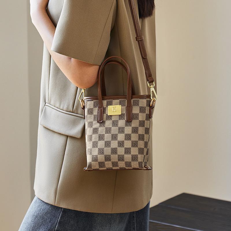 Mrs. Qiao Bag 2025 New Crossbody Bag for Women Autumn Winter Mini Phone Bag Vintage Monogram Handbag Casual Women's Bag