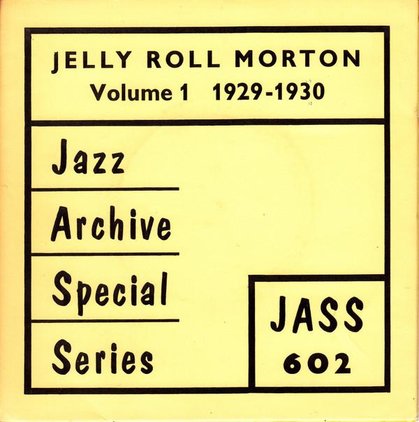 

7inch Record JELLY ROLL MORTON - Volume 1 1929-1930 602 Jass Non Japan Jazz Used