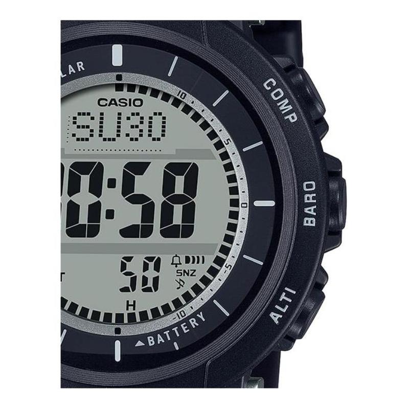 Casio CASIOPRO TREK Series-PRG Series Outdoor Solar Solar Quartz Movement Tape Strap Japanese and Korean Watch Men's Watch Black Dial PRG-30-1