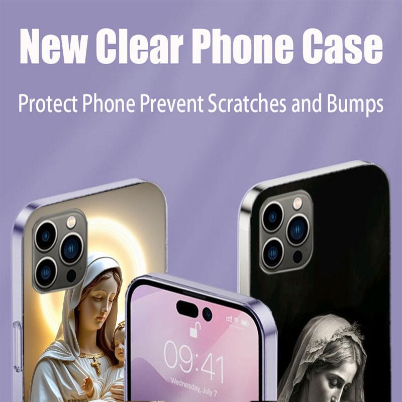 The Virgin Mary and the Baby Phone Case For Iphone 17 Air 15 Pro 14 Plus 16 Pro Max 17E 16E 12 13 Mini 11 Cover Cute Fundas