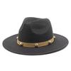 Ethnic Style Retro Red Background Color Matching Straw Hat Men'S And Women'S Sunshade, Sun Protection And Uv Protection Straw Woven Panama Top Hat