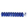 20pcs M12x1.5 Wheel Lug Nuts 35mm 6061 Aluminum Alloy Closed End Replacement for Chevrolet Camaro 1983‑2002Blue