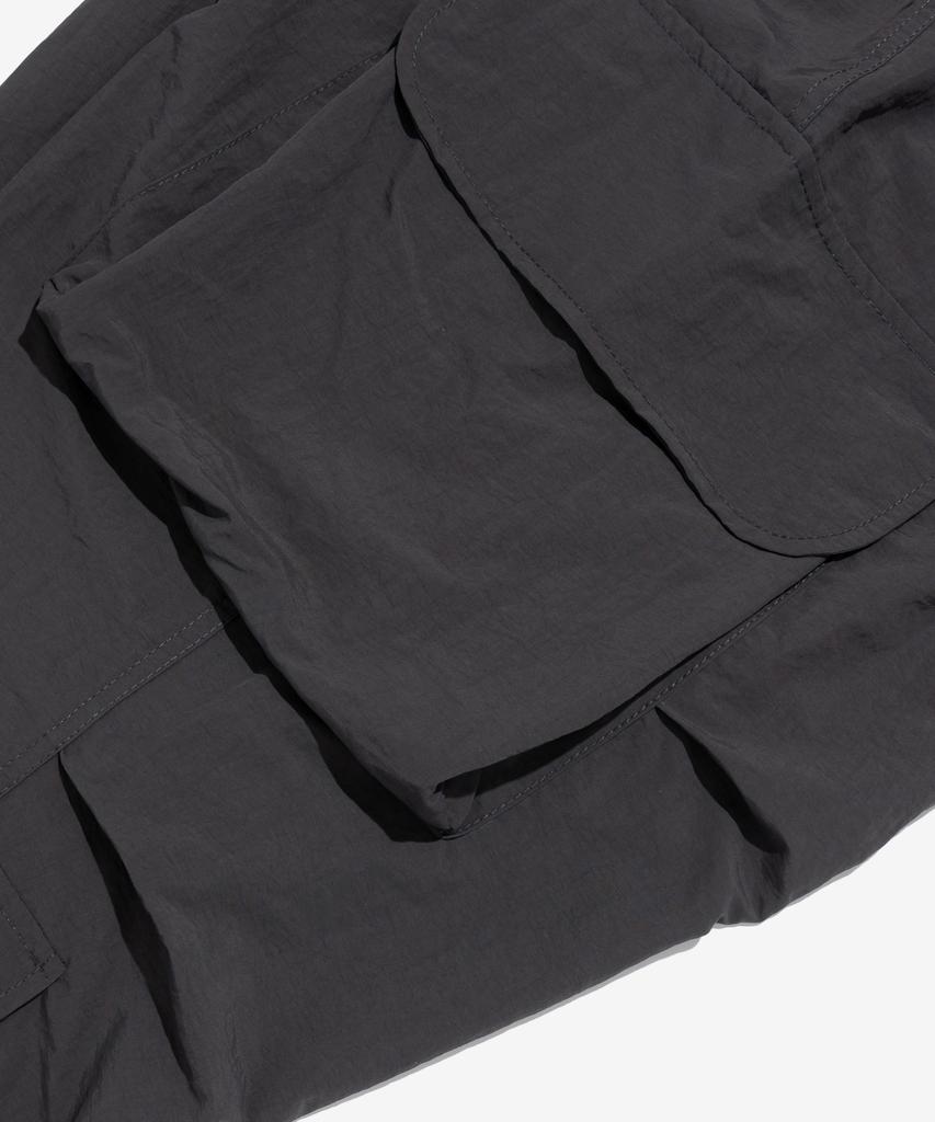 CARGOBROS Multi-Pocket Nylon Cargo Pants (Charcoal)