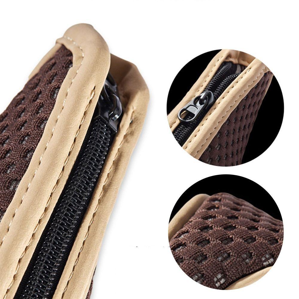 Universal Non Slip Car Shift Knob Cover Breathable Solid Color Grip Handle Protective Cover Auto Interior Accessories