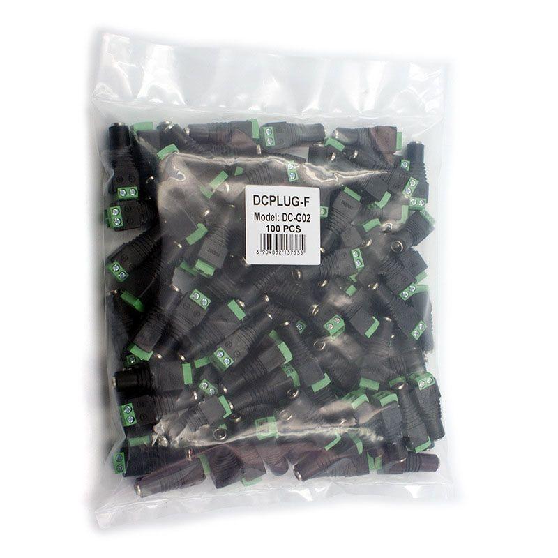 Premium Qualität Männlich Und Weiblich 2.1x5.5 Mm DC Stromstecker Buchse Adapter Für CCTV-Anforderungen