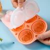 6-grids Elegant Rose Shaped Ice Cube Mold Reusable Silicone IceTray Flower Ice Ball Mold DIY Whiskey Mold for Summer Drinks 1pcs