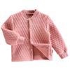 Baby Quilted Long-Sleeve Top: Unisex Three-Layer Autumn/Winter Underwear Pajamas