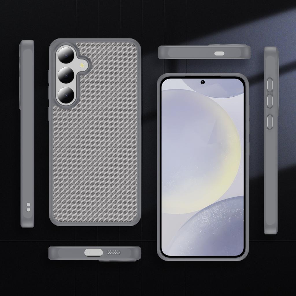 Carbon Fiber Shockproof Anti-Scratch Case for Samsung Galaxy S26 S25 Ultra S24 S23 Plus S 25 24 Protection Accessories