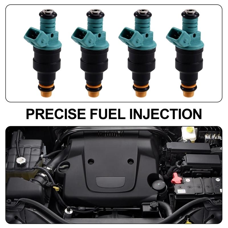 4Pcs 0280150996 Fuel Injector Nozzle For Lada Samara Forma Niva 112 1.5L 1.7L L4 1991-2014 0280158110