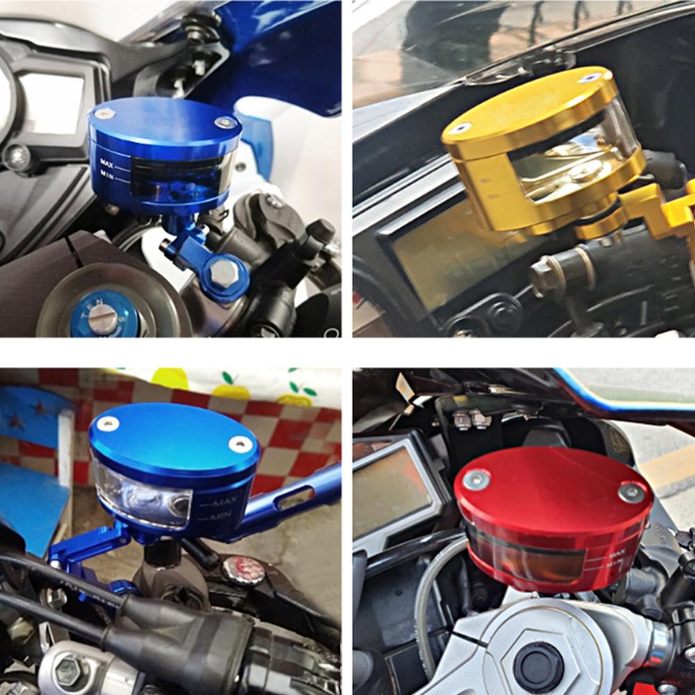Universal Motorcycle Brake Clutch Fluid Bottle Master Cylinder Oil Reservoir Tank Cup For Kawasaki YAMAHA Honda Suzuki