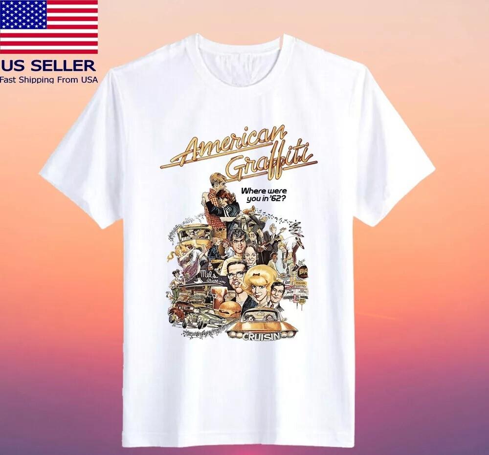 American Graffiti Movie T-shirt N1408_07 XXXXL