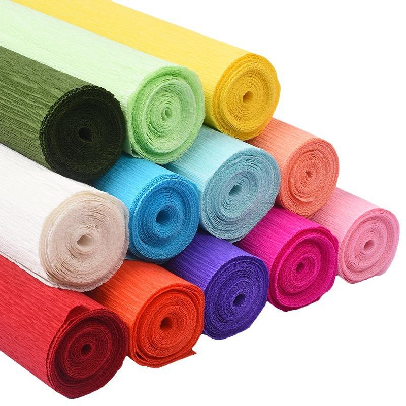 Farbige Krepppapier-Packung für Bastelarbeiten im Kindergarten & Florale Kunst