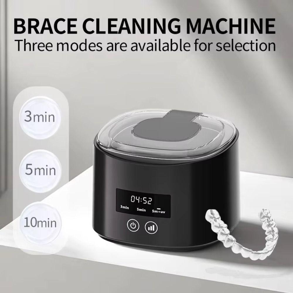 USB Electric Denture Cleaner Multi-Function Dental Cleaner Braces Cleaner  Aligner Cleaning