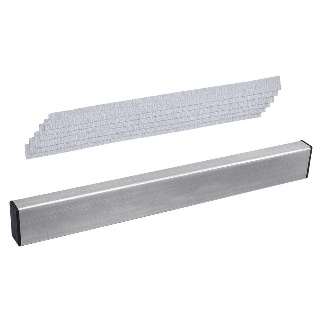 Guitar Neck Fret Beam Leveling Bar With Sandpaper 120-1000 Grit Sanding Tool Fret Leveler Sanding Block Guitar Accessory