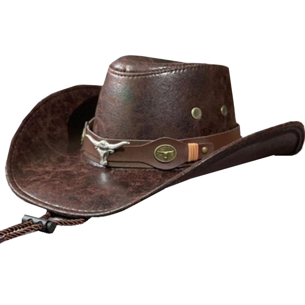 

Белый Клык Стильный ковбойский шляпа для мужчин и CZ210, Винтажный, Крутой, Женский, (Кофе) кофейный