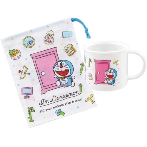 Skater Antibacterial Cup, Doraemon Line Design, Sanrio, 200ml, Dishwasher Safe, Made in Japan (KE4AAG-A)