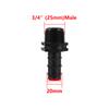 5Pcs 1/2 3/4 Female Male Thread to 16mm 20mm Hose Barb Straight Connector Garden Irrigation Water Pipe Coupling Reducing Adapter