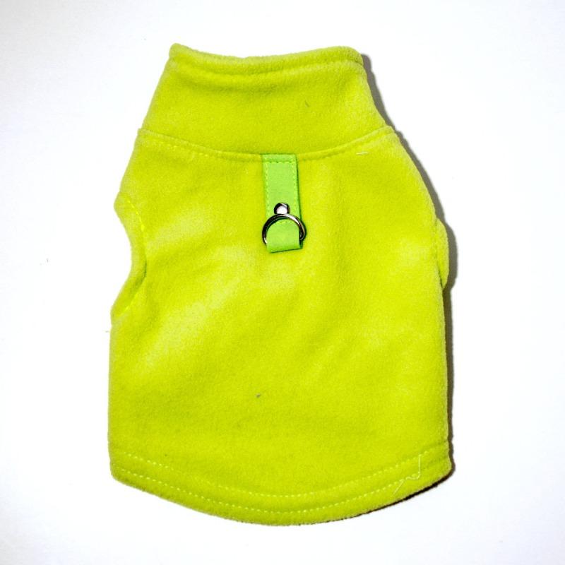 Pet clothes, dog autumn and winter fleece traction buckle, color