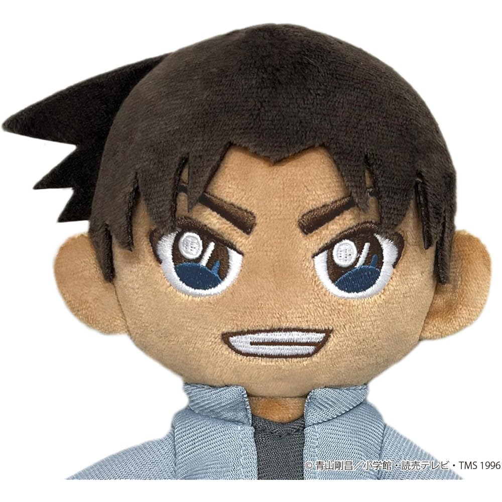 Sanei Detective Conan Fuwafuwa Friends Heiji Hattori Plush Toy 11x8x16 cm