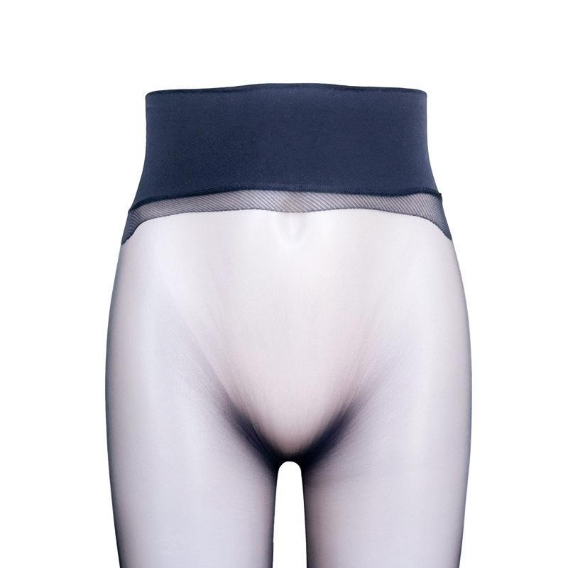 5D Ultra Thin Invisible Skinny Leg Tights Women Sexy Transparent Stockings With Foot Shape 360 Traceless Deep Crotch Pantyhose