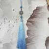 Vintage Chinese Hanfu Pendant Traditional Tassels Waterdrop Waist Pendant Fashionable Jewelry Decor for Celebrations