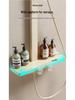 Pressurized All-Copper Shower Head with Gray Digital Display and Storage Set