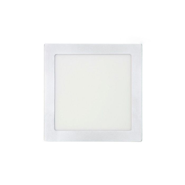 Plafonnier LED carré EDM - 23cm - 20W - 1500lm - 4000K - Blanc - 31591