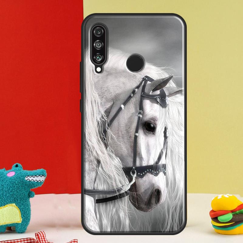 Horse Sketch For Huawei Nova 5T 9 10 SE 12i 12s 11i Y91 Y90 Y60 Y70 Y72 Y61 P60 P30 Pro P20 P40 Lite Case
