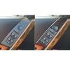 4X Carbon Fiber Window Lift Switch Panel Cover Trim For Bmw 5 Series E60 2004-07