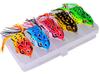 Promotion Factory Price Soft Wood and Silicone Frog Minnow Lure 5g 9g 13g 17.5g Artificial Bait for Trout and Carp Fishing