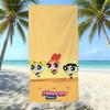 Cartoon Flying Little Policewoman Microfiber Beach Towel Quick-Drying Water-Absorbing Children'S Swimming Bath Towel Travel Portable Large Ruler