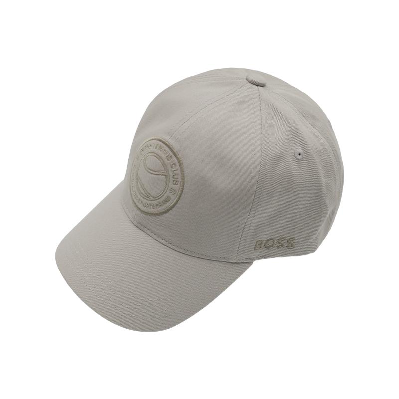 BOSS SPORTS Boss Tennis Theme Logo Embroidered Cotton Twill Cap (50555526272)