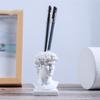Sculpture Toothpick Holder Charming Desk Decorations Resin Ornament Pencil Holder Suitable for Restaurants and Homes