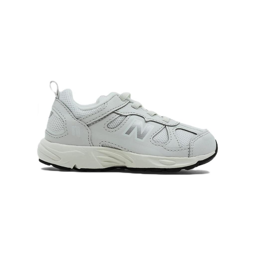 New Balance NB 878 Mesh Leather Cushioning Durable Low-Top Walking Shoes Baby Sneaker White IV878KN1