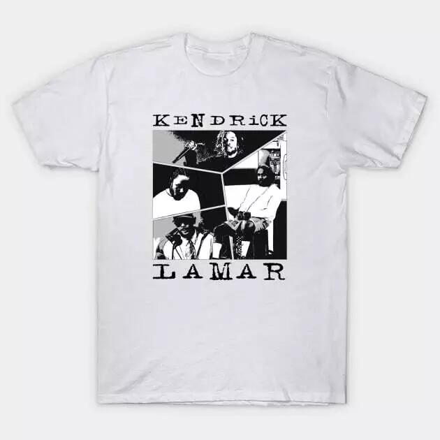 Kendrick Lamar White Shirt Cotton Tee Popular Graphic Shirt AHN00753 Unisex T-Shirt
